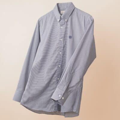Camisa Button Down Cuadros Pequeños
