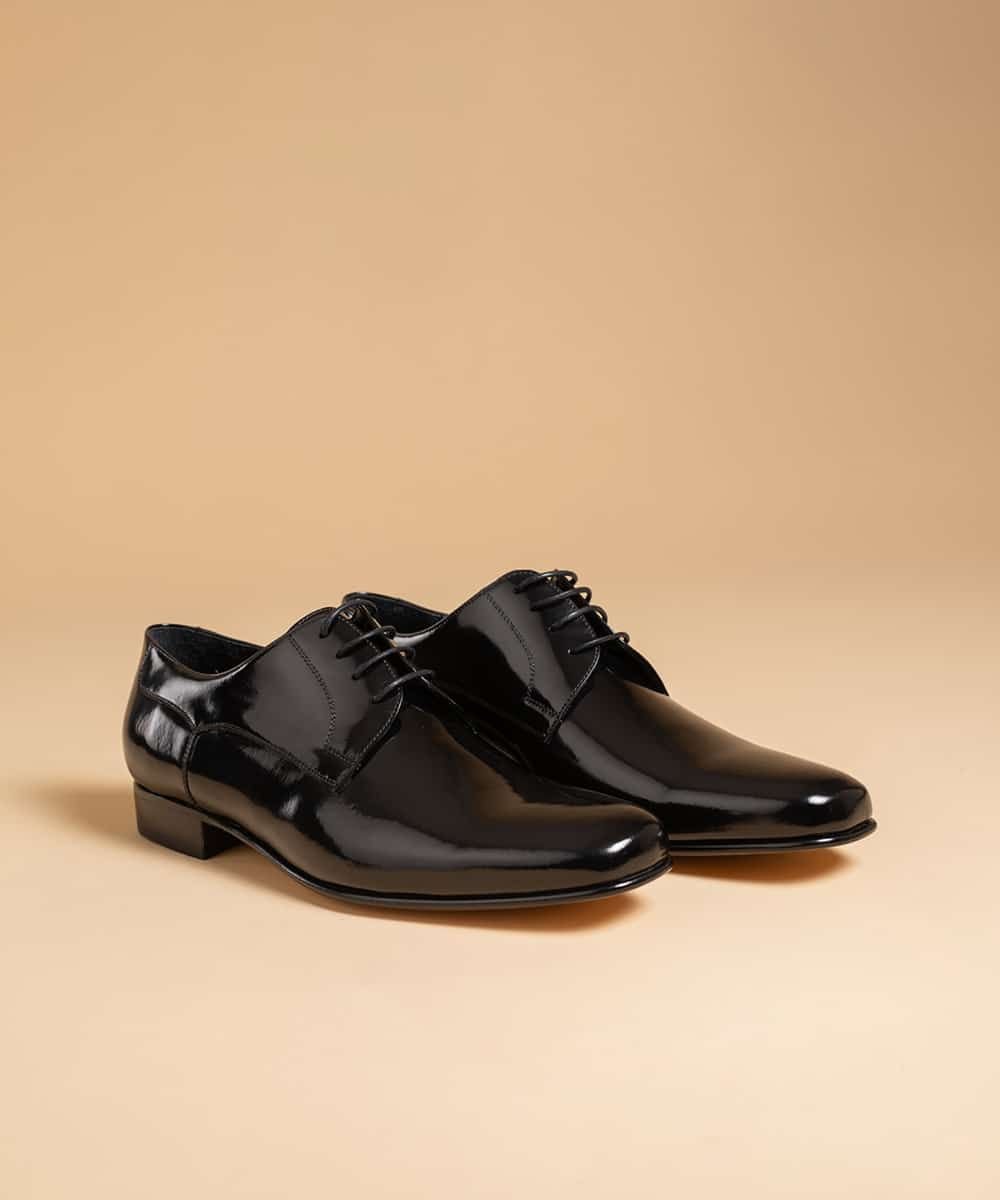 Leicester-zapato-cordon-negro-winstonandharry Leicester - Image 1